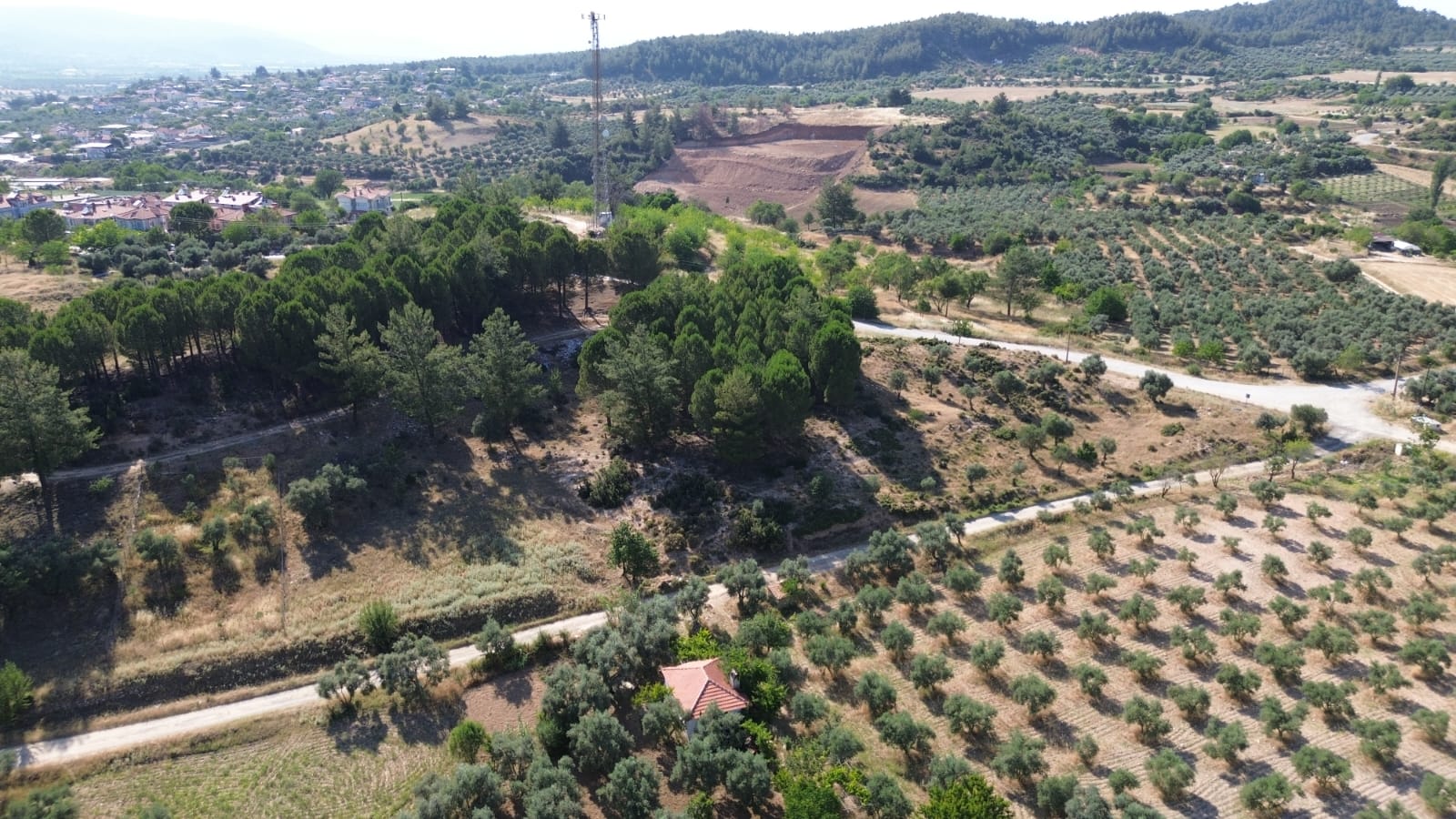 MUĞLA BAYIRDA İMARLI, İKİZ VİLLA İNŞAAT RUHSATI ALINMIŞ MÜSTAKİL 498M2 SATILIK ARSA